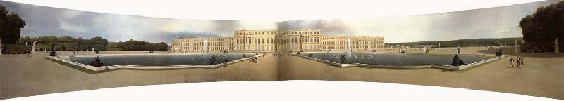  Panorama du palais et des jardins de Versailles